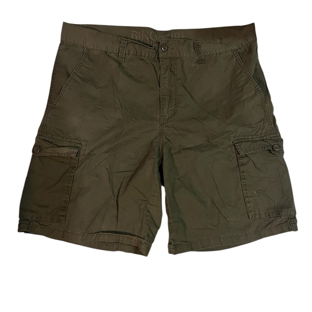 Olive Cargo Shorts